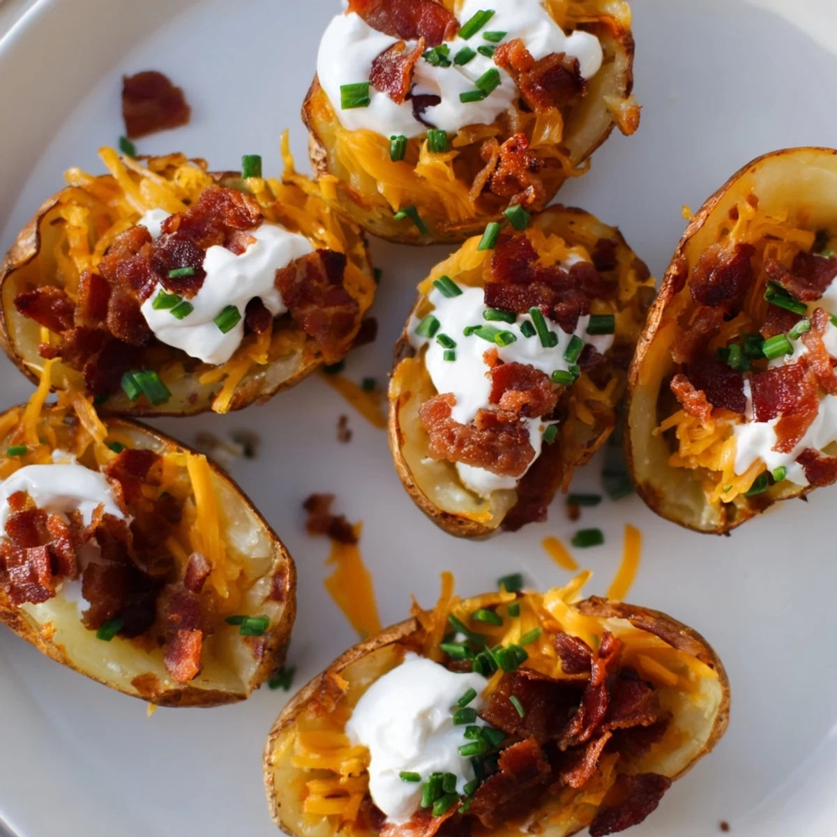 Crispy Air Fryer Potato Skins