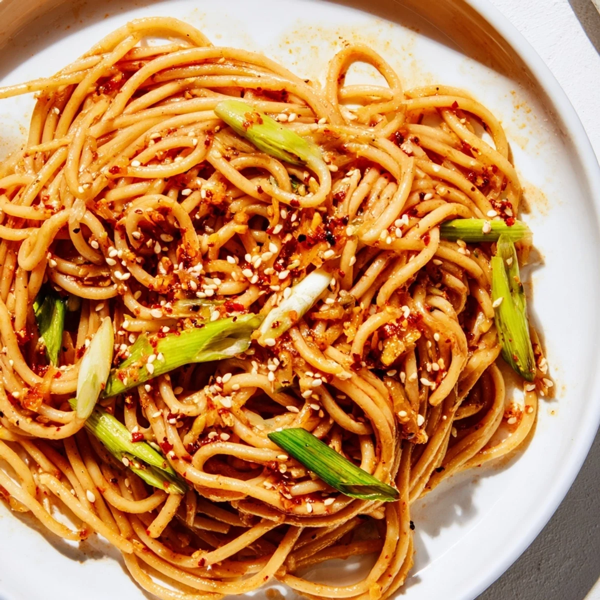 Garlic Chili Oil Noodles