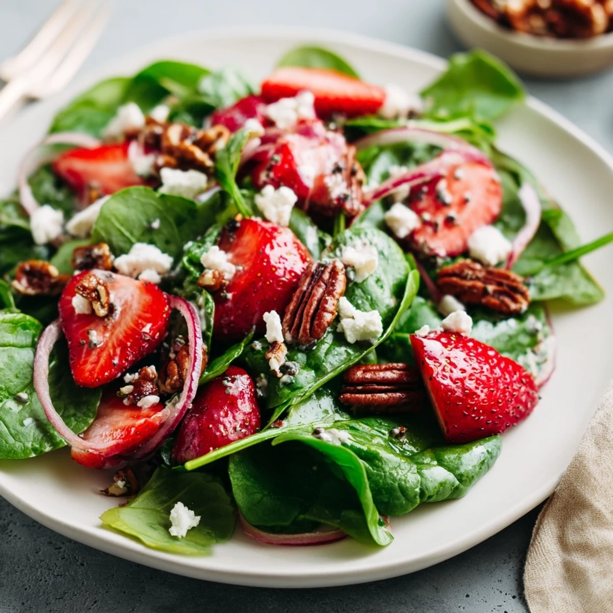 Strawberry Spinach Salad
