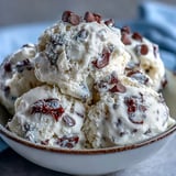 A freshly baked, heat-treated flour base gives this Greek Yogurt Cookie Dough a safe, edible texture.