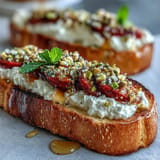 Strawberry Honey Ricotta Toast