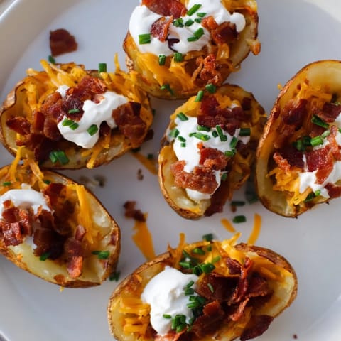 Crispy Air Fryer Potato Skins