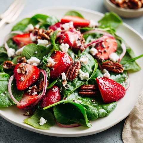 Strawberry Spinach Salad