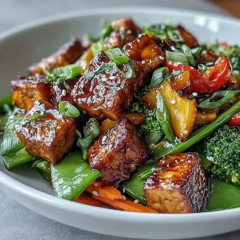 Vegetable Tempeh Stir-Fry