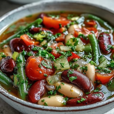 Three-Bean Salad Soup