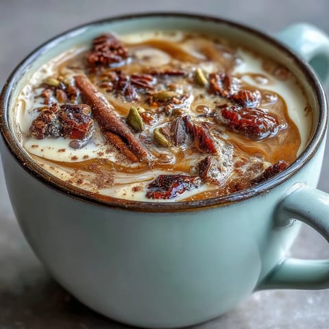 Aromatic cardamom chai latte with frothy milk, cinnamon, and black tea, served in cozy mugs for chilly days.