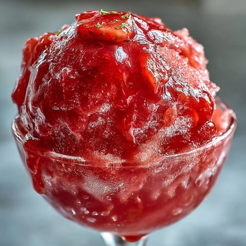 Strawberry Daiquiri Sorbet Lime