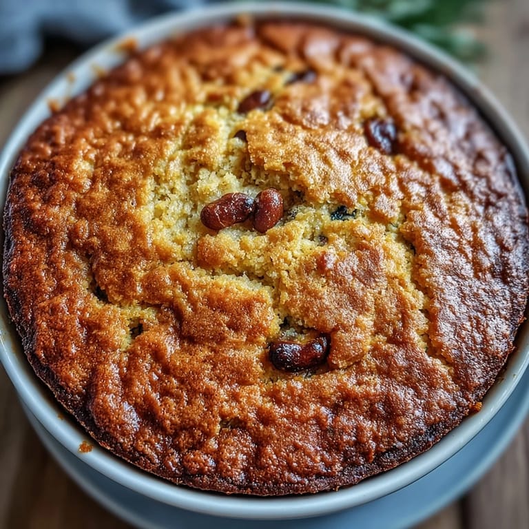 Comforting Tex-Mex casserole featuring seasoned black beans, corn, and a crispy cornbread-style topping.